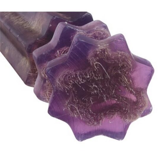 Σαπούνι με λούφα άρωμα λεβάντας