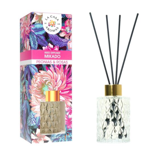 mikado brandy pivoine roses 120ml