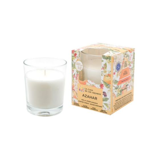 Κερί με άρωμα άνθος πορτοκαλιάς 140gr Corona di fiori